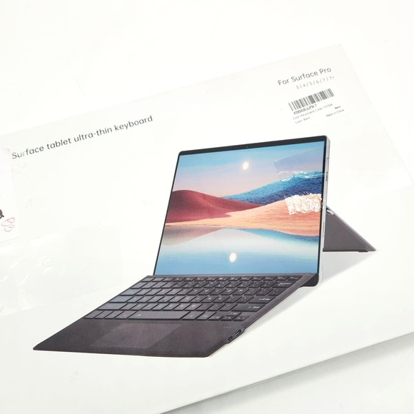 Type Cover Keyboard for Surface Pro 7+/7/6/5/4/3 Wireless 12.3" Black No Backlit - Picture 10 of 15